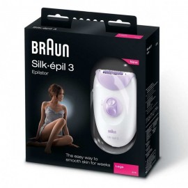 Épilateur BRAUN Silk-épil 3 - Jambes - Blanc (SE3170) Épilateur BRAUN Silk-épil 3 - Jambes - Blanc (SE3170)