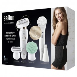 Épilateur BRAUN - 3D Silk-épil - Série 9 - Blanc (SES9300)