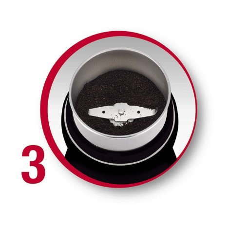 Moulin à Café Moulinex 180 W - Noir (AR110830)