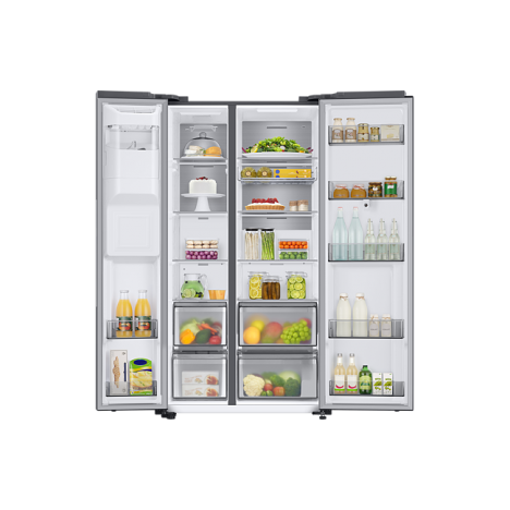 Réfrigérateur SAMSUNG -Side By Side SAMSUNG 2 Portes + Distributeur d'eau 680L Silver (RS68N8820SL) Réfrigérateur SAMSUNG -Side By Side SAMSUNG 2 Portes + Distributeur d'eau 680L Silver (RS68N8820SL)