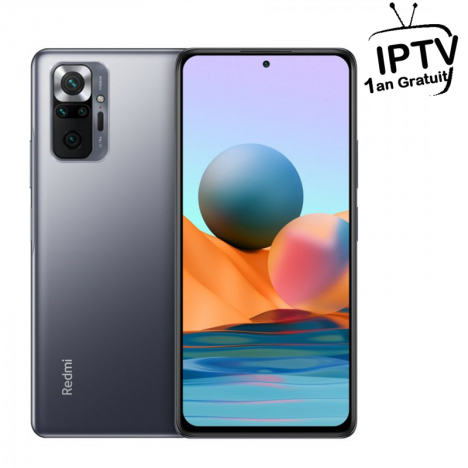 Smartphone XIAOMI Redmi Note 10 - 4 Go ram - 128 Go - Onyx Gris(REDMI-NOTE10-4-GREY) image 0