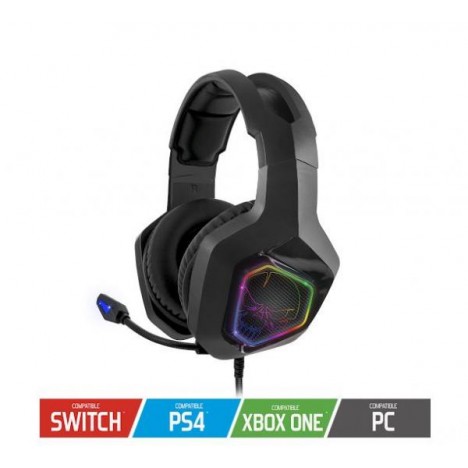 CASQUE MICRO SPIRIT OF GAMER H50 BLACK EDITION RGB /NOIR (MIC-EH50BK)