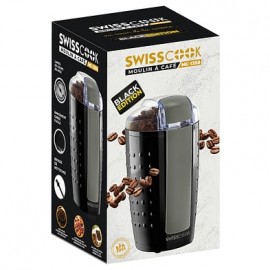 Moulin à Café SWISSCOOK - 150 Watt - Noir (MC-1358)