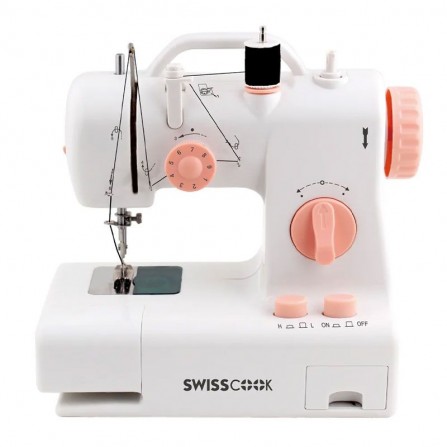 Machine à Coudre SWISSCOOK - Blanc (SM-3170)
