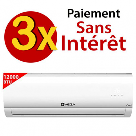 Climatiseur VEGA 12000 BTU Chaud & Froid Inverter ( VEGA-12000CF-INV ) Climatiseur VEGA 12000 BTU Chaud & Froid Inverter ( VEGA-12000CF-INV )