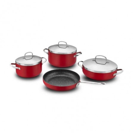 Set de 7 pièces Korkmaz Zeta Plus Céramique - Rouge (A1875) 2