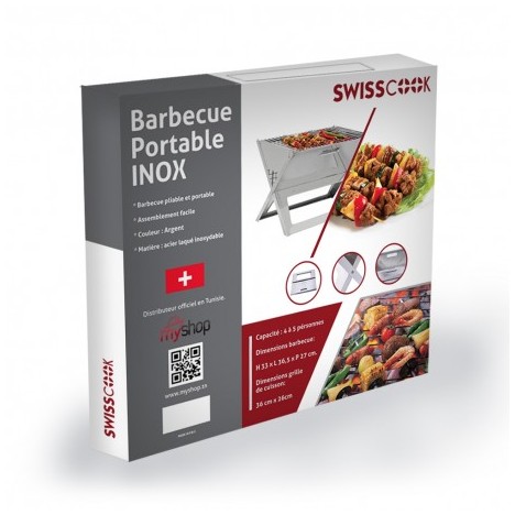 Barbecue pliable en inox ( barbecue-inox)