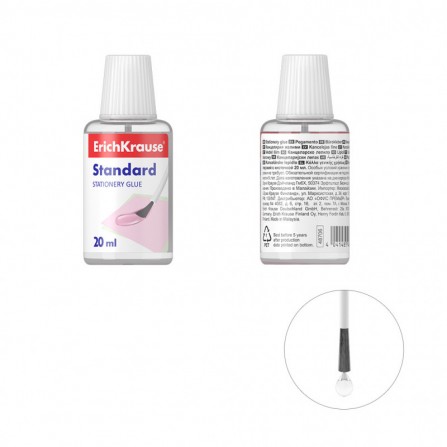 Colle Bureautique ErichKrause avec pinceau 20 ml (48706) 2