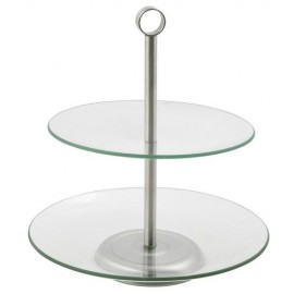 Porte Gâteau Deux étages - Transparent (813048)