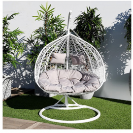 BALANÇOIRE RELAX BLANC/GRIS ( B.G) BALANÇOIRE RELAX BLANC/GRIS ( B.G)