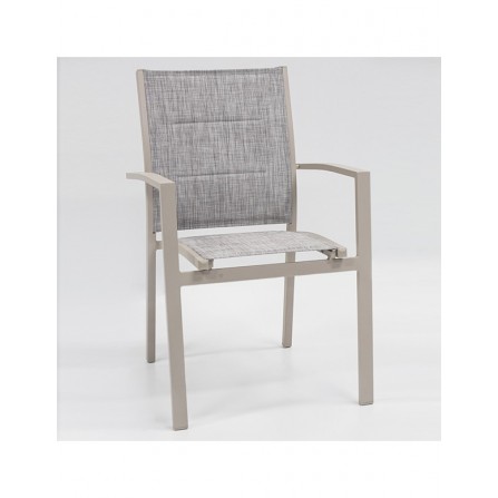 Siège ULYSSE avec accoudoirs - Gris Pigeon ( S15004CP) 2