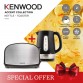 Pack Bouilloire + Grille-Pain KENWOOD - Silver (MPM01) Pack Bouilloire + Grille-Pain KENWOOD - Silver (MPM01)