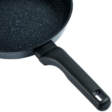 Poêle Ovrnella KORKMAZ - 24x4,7 cm - Noir (A1844)