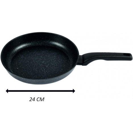 Poêle Ornella KORKMAZ - 24x4,7 cm - Noir (A1844)