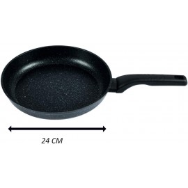 Poêle Ornella KORKMAZ - 24x4,7 cm - Noir (A1844)