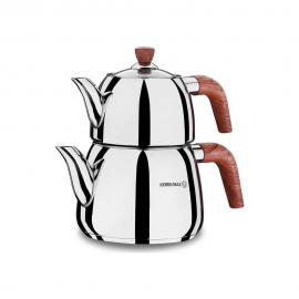 Ensemble de Théière Korkmaz Abana - Acier Inoxydable (A046)