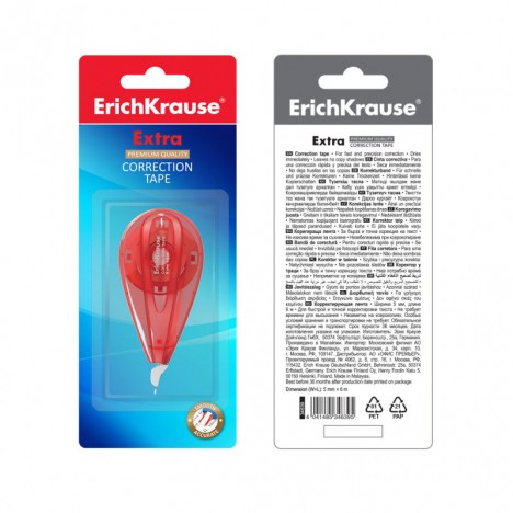 Ruban correcteur ErichKrause Mini Pocket Mouse Extra 6m x 5mm (34639)