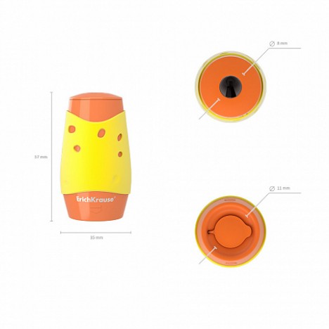 Taille Crayon en plastique à double...