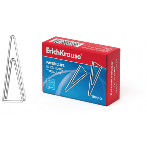 Trombones nickelés ErichKrause® Triangulaire - 32mm (24870)