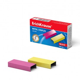 Agrafes №24/6 ErichKrause® colorées (7145) Agrafes №24/6 ErichKrause® colorées (7145)