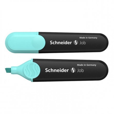 Pack De 10 Marqueurs fluo SCHNEIDER Job Pastel - Turquoise(BU-1523)