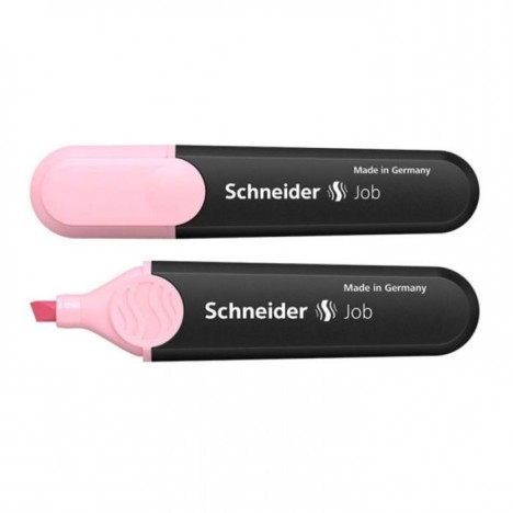 Pack De 10 Surligneurs SCHNEIDER Job à encre fluorescente -ROSE (150R)