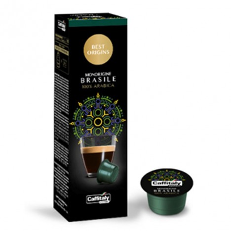 Paquet de 10 Capsules à Café CAFFITALY Monorigine Brasil (CAFFITALY-Monorigine Brasil)