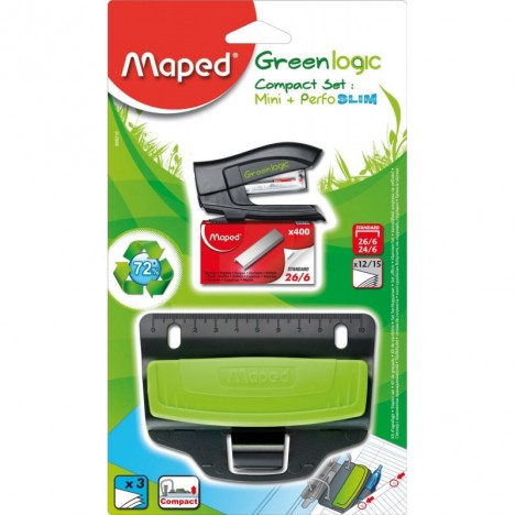 Kit Agrafage MAPED 3 pièces GreenLogic - (898210)