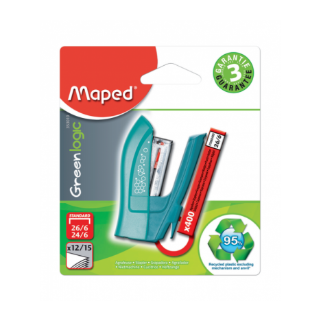 Agrafeuse MAPED Mini GREENLOGIC 24/6... Agrafeuse MAPED Mini GREENLOGIC 24/6...