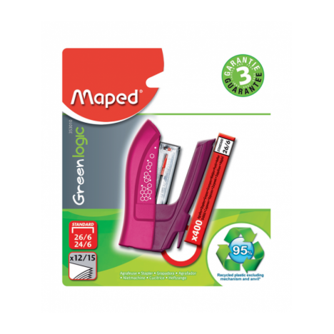 Agrafeuse MAPED Mini GREENLOGIC 24/6... Agrafeuse MAPED Mini GREENLOGIC 24/6...