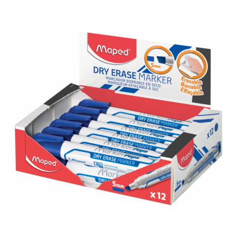 12 Marqueurs MAPED Tableaux Pointe... 12 Marqueurs MAPED Tableaux Pointe...