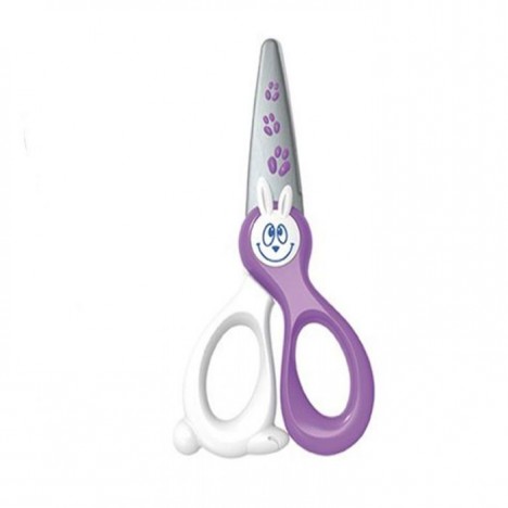 CISEAUX SECURISE POUR ENFANTS 12cm KIDIKUT VIOLET MAPED REF: 137702