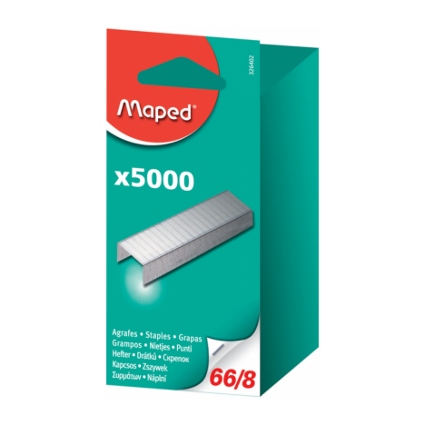 AGRAFES MAPED 66/8 GALVANISEES - BOITE DE 5000 (326402)