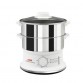 Cuiseur vapeur SEB - Inox et blanc ( VC145100 ) Cuiseur vapeur SEB - Inox et blanc ( VC145100 )