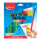 Pack de 24 Crayons MAPED couleurs Duo (829602) Pack de 24 Crayons MAPED couleurs Duo (829602)