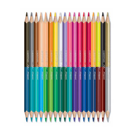 Pack de 18 Crayons MAPED couleurs Duo (829601)