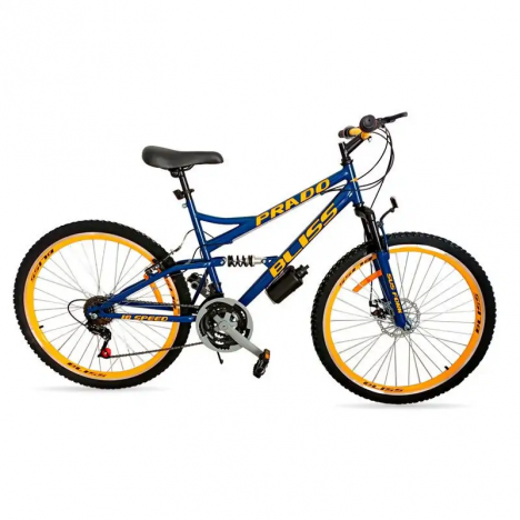 Bicyclette VTT PRADO BLISS 18 Vitesse 26" - Bleu (9026 FD)