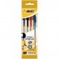 4 Stylos à bille BIC Cristal Medium 1mm - (3086121601033) 4 Stylos à bille BIC Cristal Medium 1mm - (3086121601033)