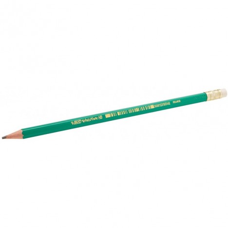 Crayons Graphite Evol BIC HB avec Gomme - (3270220083924)