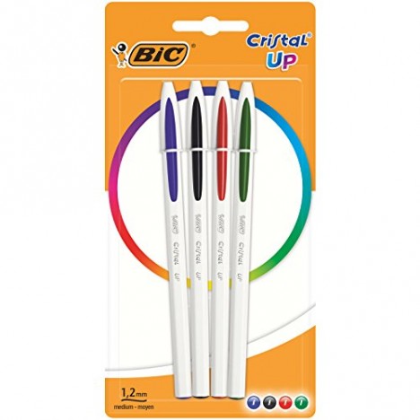 Pochette 4 stylos à bille BIC cristal up ( 308612349464)