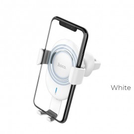 Support et chargeur HOCO sans fil CW17 - Blanc (CW17-WH) Support et chargeur HOCO sans fil CW17 - Blanc (CW17-WH)