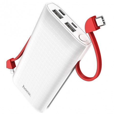 Power Bank HOCO J67 10000mAh - Blanc (J67-WH) Power Bank HOCO J67 10000mAh - Blanc (J67-WH)