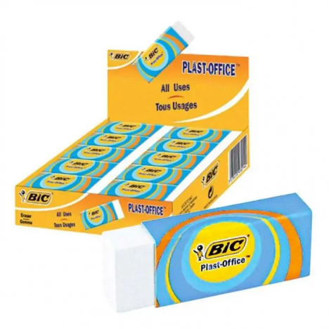 Pack De 5 Gommes BIC Plast-Office - (BU-927867) Pack De 5 Gommes BIC Plast-Office - (BU-927867)