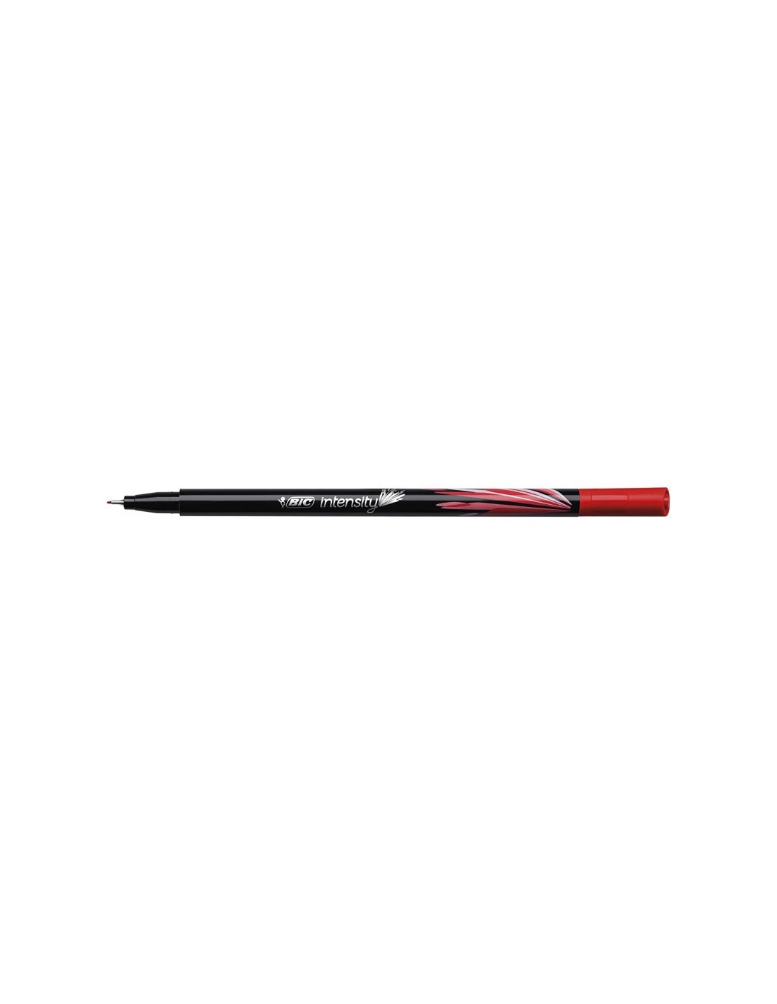 Stylo Feutre à Pointe Fine BIC Intensity 0.4 mm – rouge 