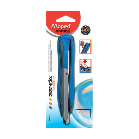 Cutter MAPED ZENOA Mettalo Plastique 18mm-(086110) Cutter MAPED ZENOA Mettalo Plastique 18mm-(086110)