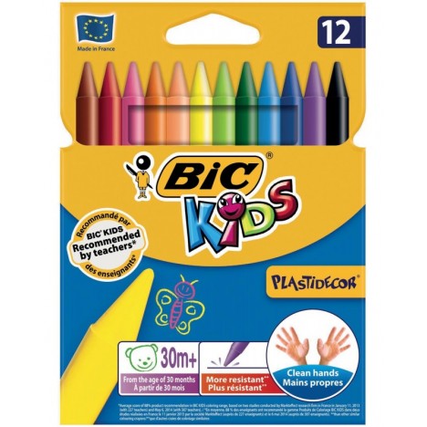 Pastel Bic Kids PastiDecor Box De 12 (3270220000341)