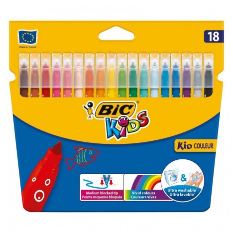 Feutres Coloriage Bic Kids - 18 (002734)