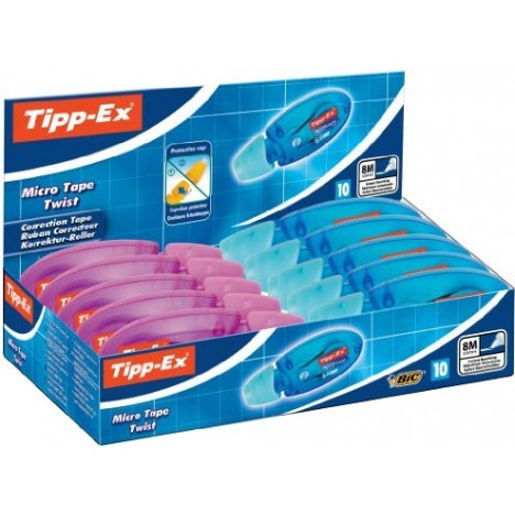 Correcteur Bic Tip-ex MT Twist - Boite de 10(3086123120051)