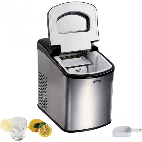 Machine à Glaçons LIVOO - 12 kg - Noir (DOM367) Machine à Glaçons LIVOO - 12 kg - Noir (DOM367)