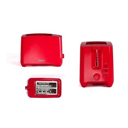 Grill Pain LIVOO 750 Watt - Rouge (DOD162R) 2